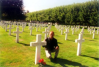 photo of Bruce at Epinal Cemetery